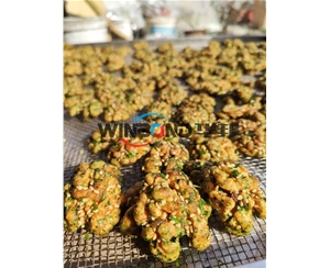 新品海苔味琥珀核桃仁炒鍋 可定制 風味核桃仁加工設備